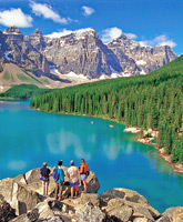 Canadian Rockies singles camping photo
